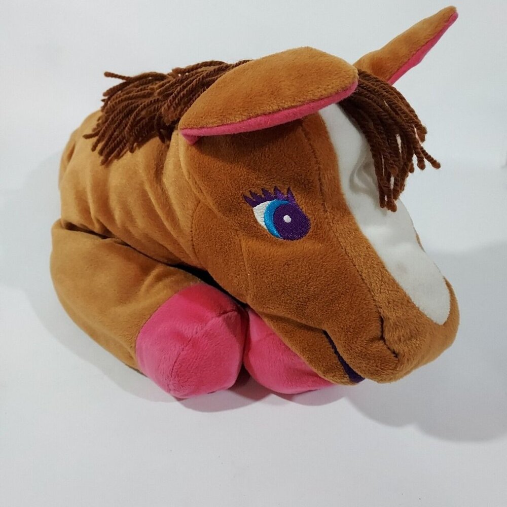 Lisa Frank Rainbow Chaser 22" Brown Horse Plush Vintage 1990's - Picture 2 of 13